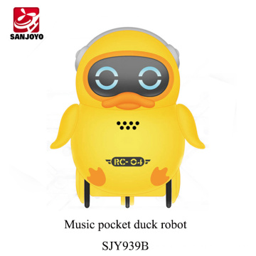 Mini robot de poche Musique chanter danser la voix changer et répéter Cadeau enfants jouet SJY-939B